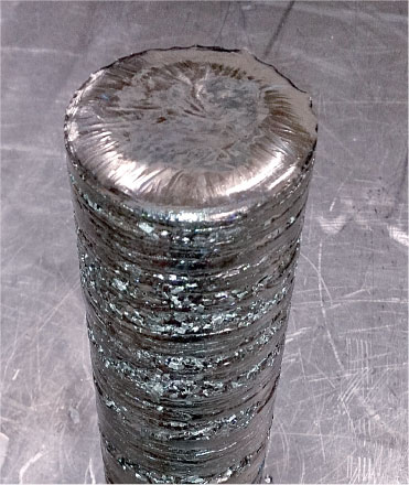 Cast bar - as removed from furnace